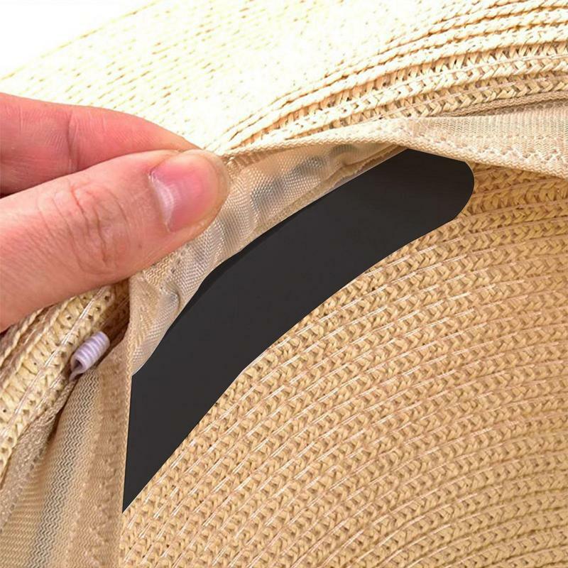 Невидимые прокладки для вкладышей поглотитель пота для летней бейсбольной кепки антигрязные поглощающие пот прокладки для пота шапки наклейки с редуктором размера