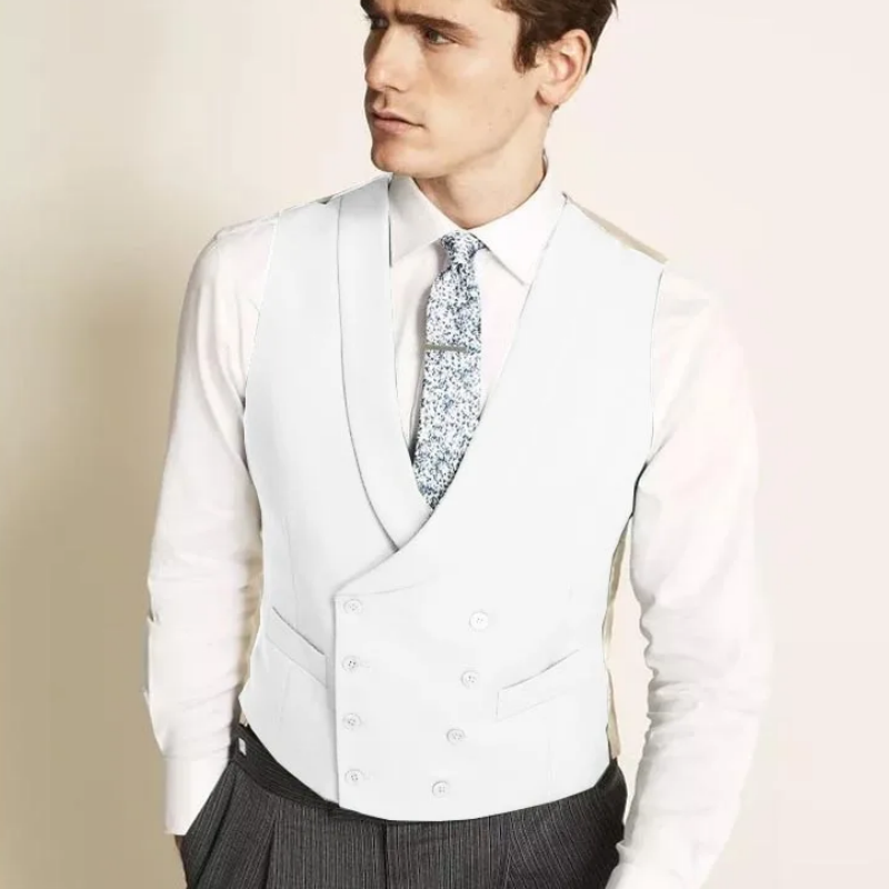 Мужской жилет темно-серый весенний однотонный с отворотом джентльменский винтажный Стандартный тонкий свадебный Банкетный мужской костюм жилет