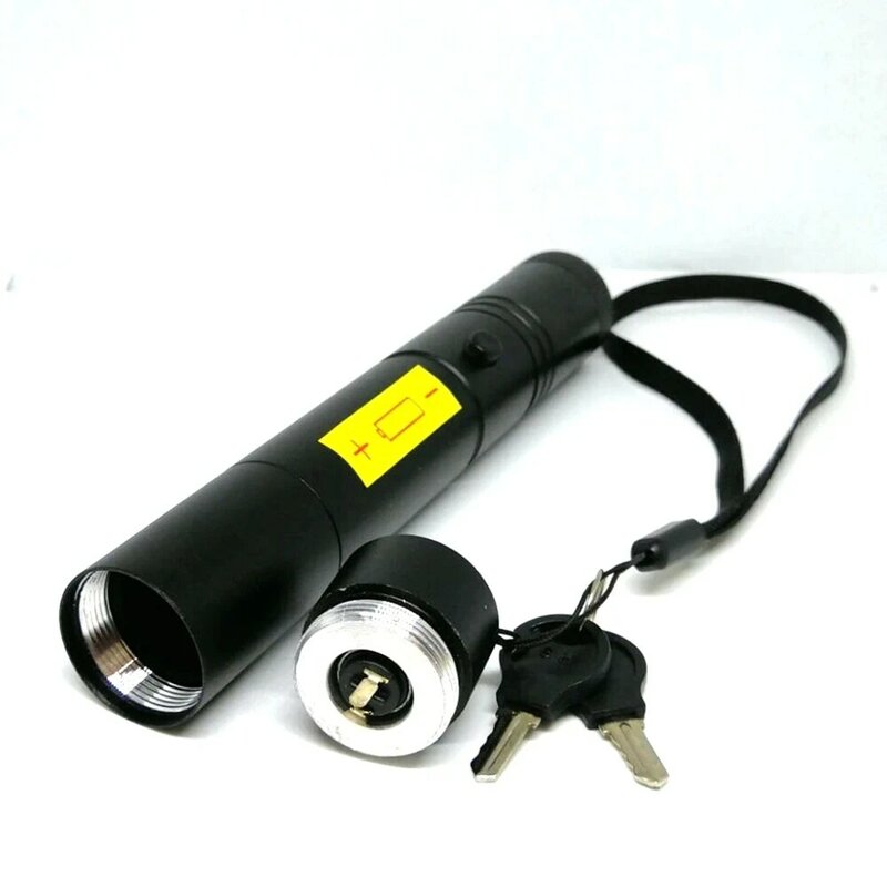 Pointeur laser à point infrarouge IR focalisable, clé de sécurité, lampe de poche, 1mw, 808nm