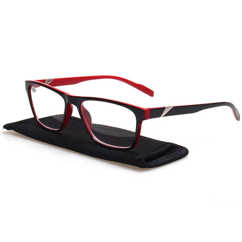 BONCAMOR kacamata baca pria dan wanita, HD kualitas tinggi Anti cahaya biru anti-lelah kacamata resep komputer kantor
