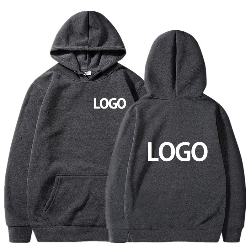 Pullover Personality Streetwear Sweatshirts Customized Printed Men Women Hoodie Loose Casual Clothing Fashion Long Sleeve Hooded