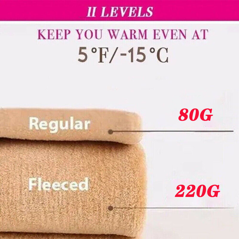 Thermal Stockings Woman Fleece Tights Sexy Winter Warm Pantyhose Translucent Slim Thicken Tights Elastic Velvet Pantyhose Female