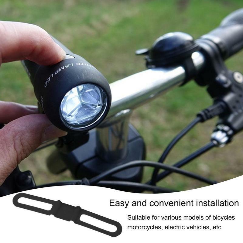 Sangles lumineuses de téléphone en fibre de phosphate pour vélo, accessoire polyvalent pour véhicule électrique, moto et VTT