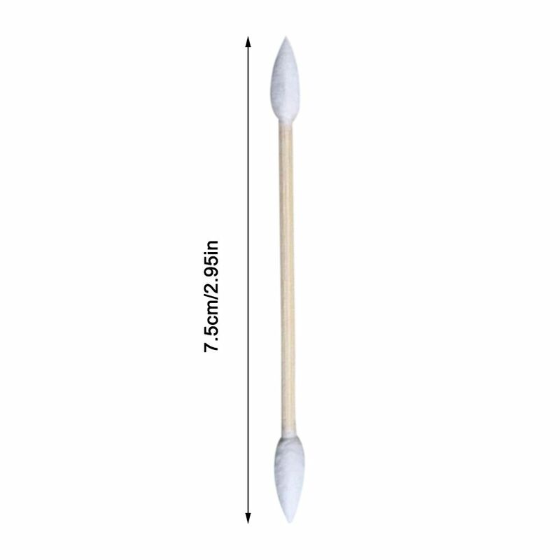 Double Pointed Cotton Buds for Makeup Disposable Cleaning Narrow Places and Areas Makeup Removal Swabs Cleaning Tools