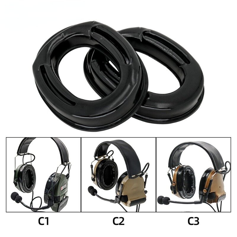 محول سماعة رأس تكتيكي لإلغاء الضوضاء ، غطاء للأذنين إلكتروني للتصويب لـ 3m TAC300 TAC500 COMTAC I II III