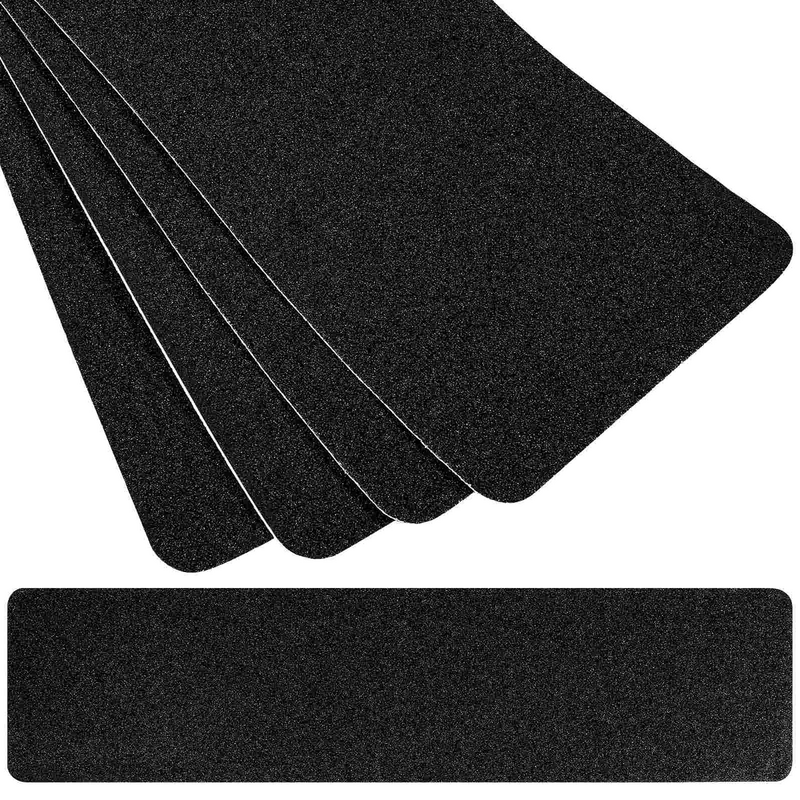 4 Pcs Anti-slip Strip Non Skid Tread Tape Stair Treads Outdoor High Traction Grip Non-slip Adhesive for Stairs