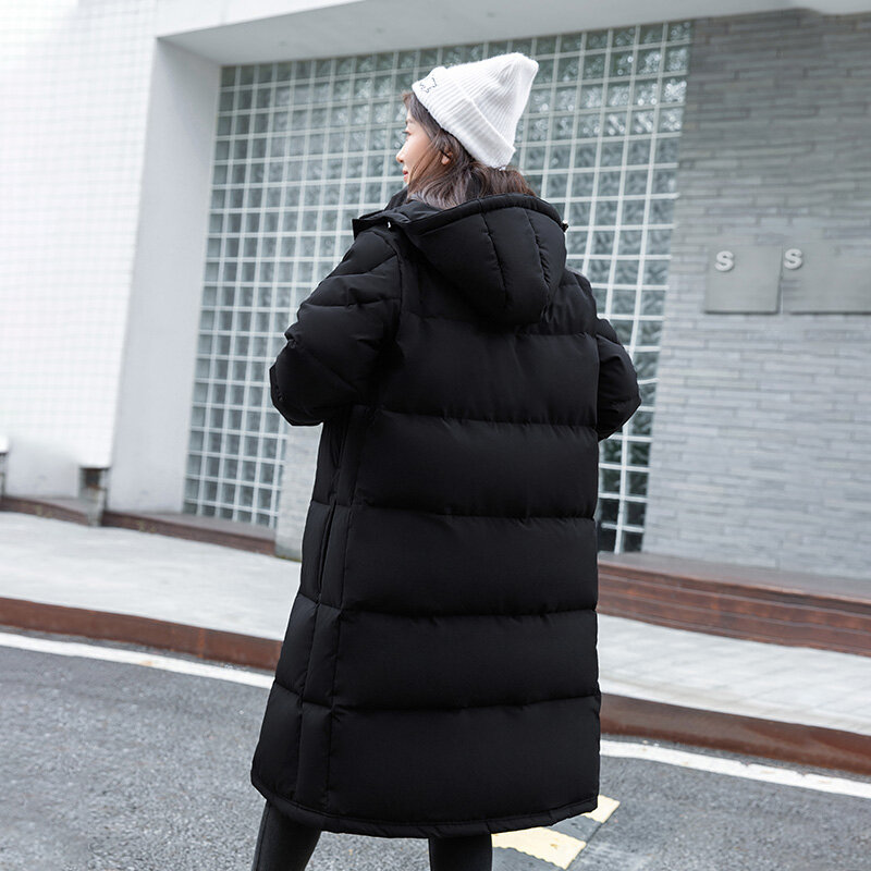 Neue Mit Kapuze Mode Einfarbig männer Arbeiten Im Freien Kleidung Weiße Ente Unten Unten Jacke Paare Lange Warme Mantel