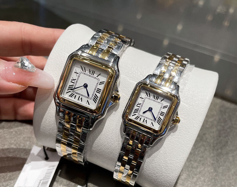 Seria Tank prostokątne zegarki dla pani GUANQIN zegarek damski typ beczki kwarcowy moda luksusowe sportowe wodoodporny chronograf