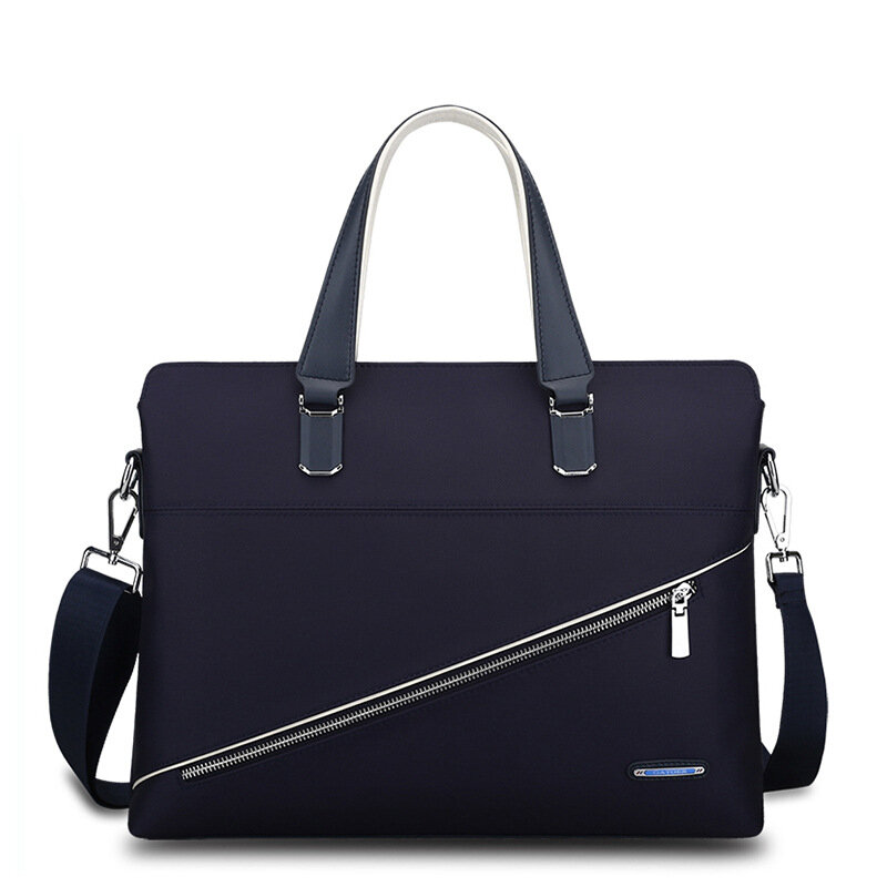 2022 moda męska teczka torby na ramię wysokiej jakości mężczyźni 14 Cal Laptop torby podróżne na ramię męskie wodoodporne torebki Oxford