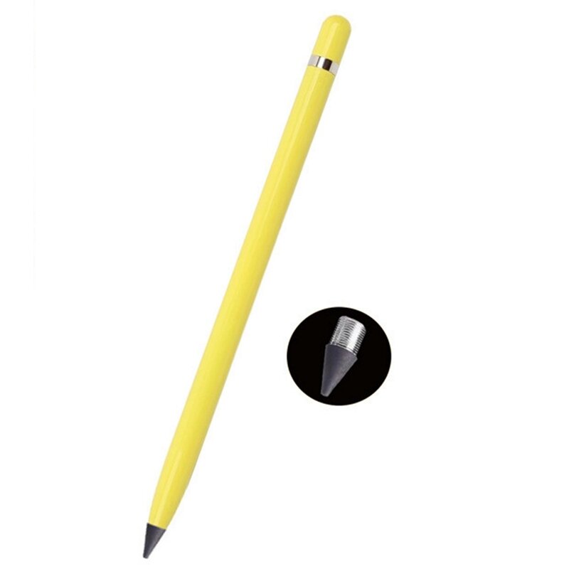 O bico preto não precisa ser afiado, nenhuma caneta de tinta é necessária, o lápis Metal Rod não consegue terminar de escrever, novo