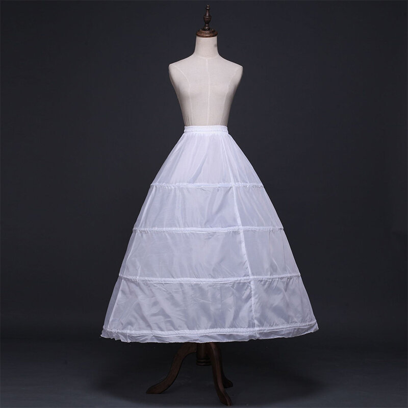 Rok pengantin wanita, 2/3/4/6 gaun pengantin pendukung benang jala rok untuk wanita aksesoris pernikahan lapisan