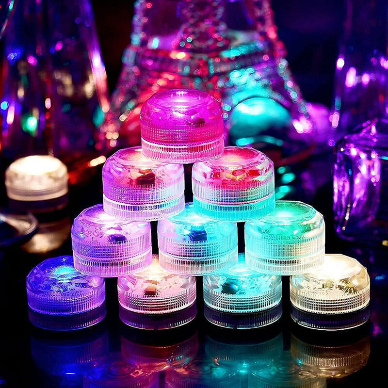 Tauch-LED-Leuchten batterie betriebene Atmosphäre Lampe für Hochzeits feier Vase Auto Innen dach Fuß Umgebungs urlaub Dekor