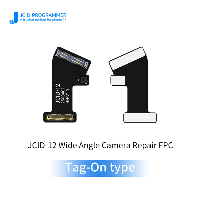 JC Tag on Rear Camera Repair FPC Flex Cable for iPhone 12-14PM Pop-up Window Problem Repair FPC Cable Non Removal Free Soldering