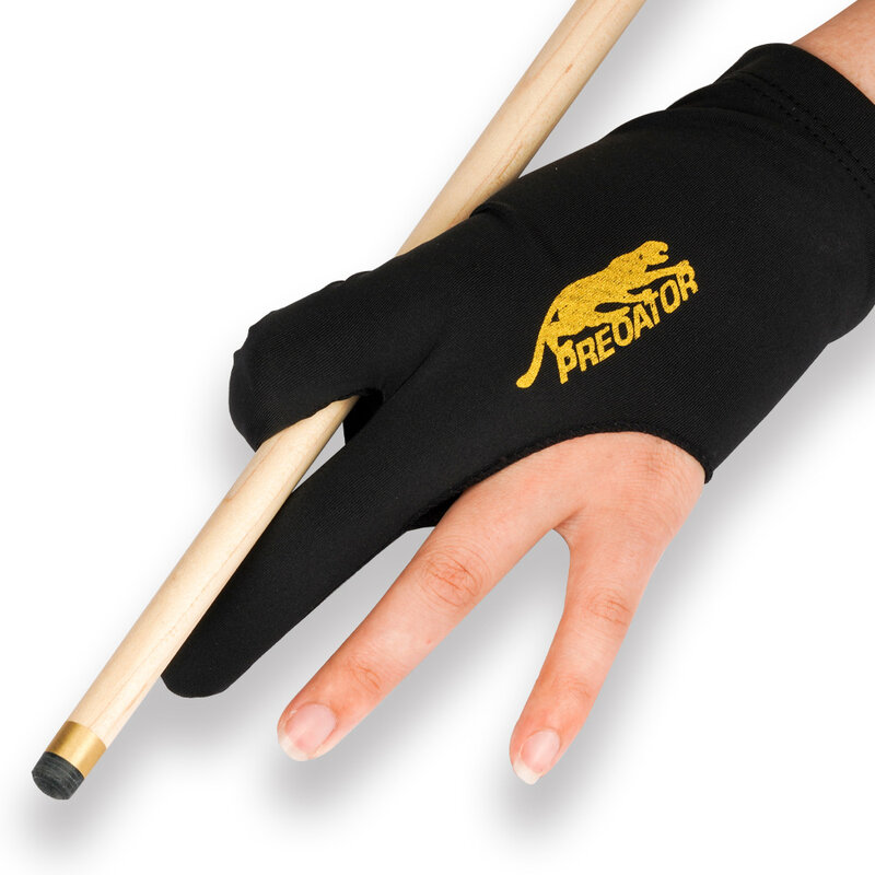 Gants de billard en lyJean-ouverts à la main, queue de snooker à trois doigts, accessoires de fitness pour snooker