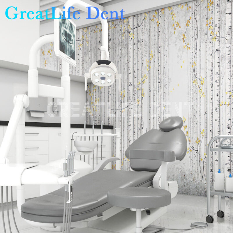 GreatLife Dent 5w nowa jednostka stomatologiczna krzesło lampa bezcieniowa indukcyjna doprowadziła do lampka operacyjna dentystycznego lampka Led dentystycznego