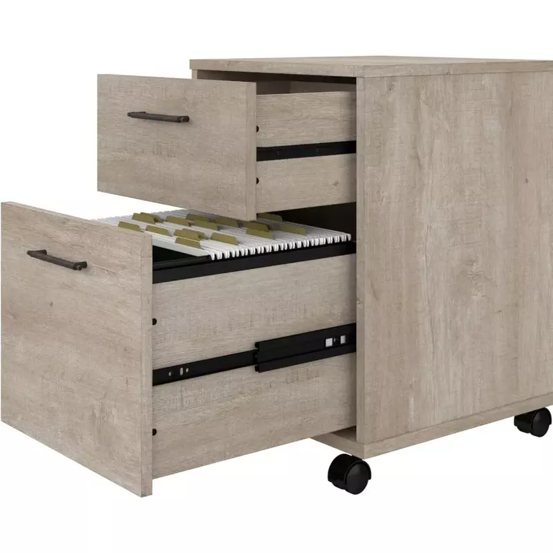 Meubles de classement gris lavé, armoires physiques gratuites, accessoires de bureau, 15.51 po W X 15.75 po D X 22.28 po H