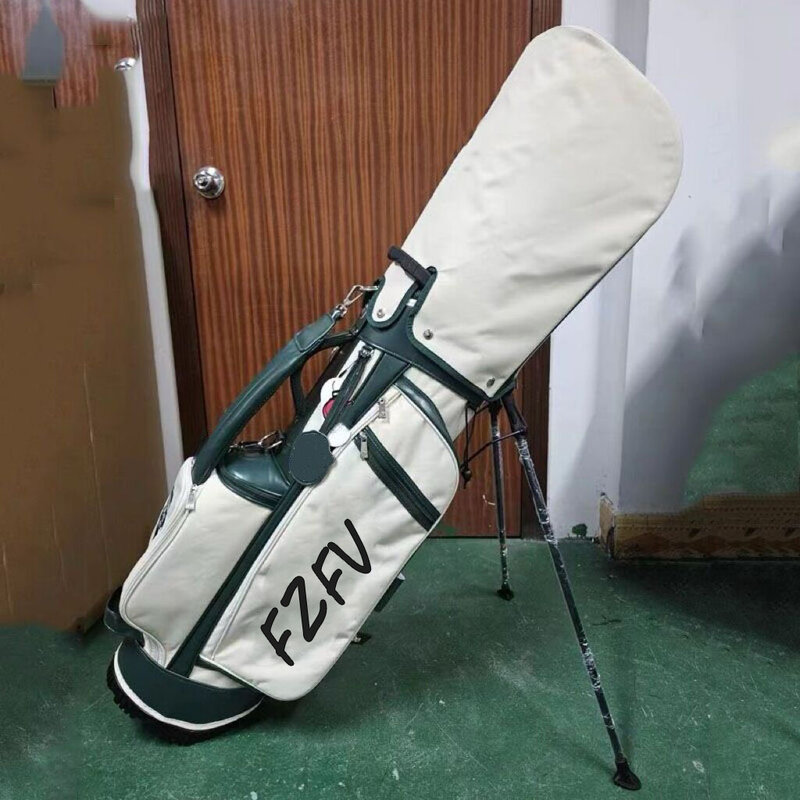 Golf bag Korean fisherman PU nylon fabric golf club bag, unisex super lightweight and large capacity golf bag