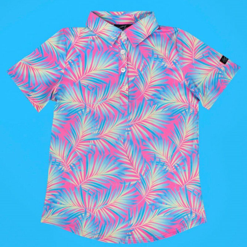 Sunday Swagger-Camiseta de golf para mujer, polo de fútbol y tenis, camisa informal de poliéster, top de manga corta de carreras de secado rápido