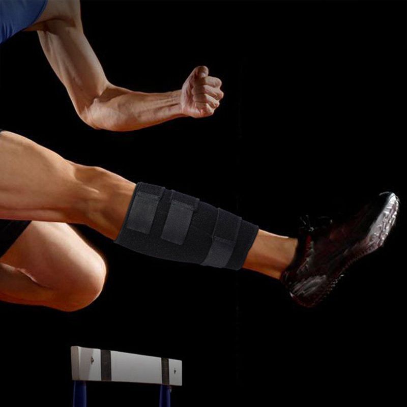 Регулируемая шина Wootshu для поддержки голени, компрессионная обертка для ног при травмах от боли в мышцах икры, Swellin