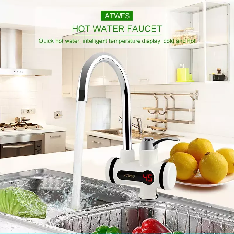Подборка AliExpress Электрический кухонный водонагреватель ATWFS, мгновенный проточный Проточный Нагреватель холодной воды