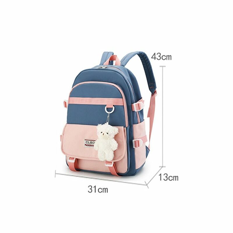 Plecak z wieloma kieszeniami nowy Nylon o dużej pojemności torba na książki mochili wodoodporne torby szkolne
