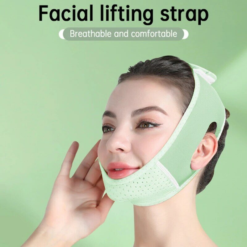 Anti Bandage Face Slimming Strap, Reduzir o Chin Duplo, V Face Adesivos, Máscara do cinto, Elevador Oval