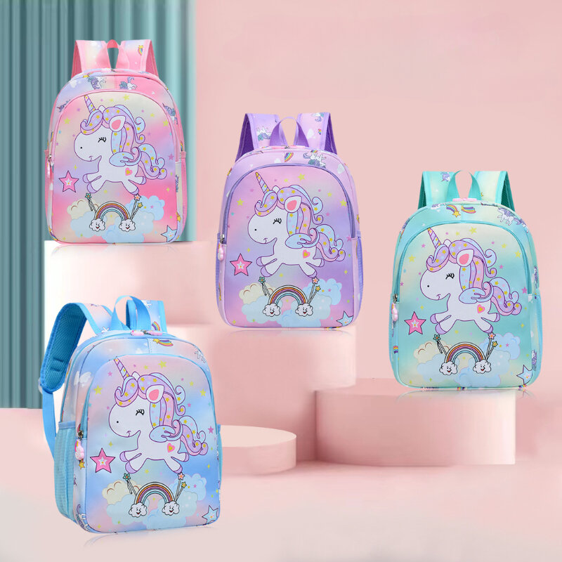 Tas punggung anak perempuan, ransel kartun Unicorn untuk anak perempuan, tas punggung kartun bayi, tas sekolah balita, tas ibu anak-anak untuk anak perempuan