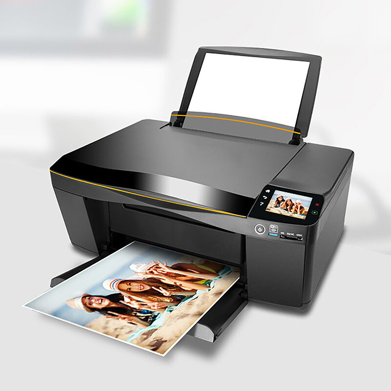 Papel fotográfico 3R brillante de 100 hojas para impresoras de inyección de tinta, salida de gráficos fotográficos, alta calidad