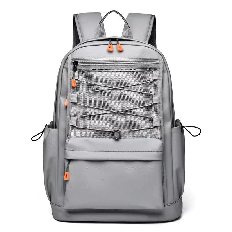 Tas ransel pria kapasitas besar, tas punggung laptop untuk siswa sekolah menengah, ransel perjalanan kapasitas besar