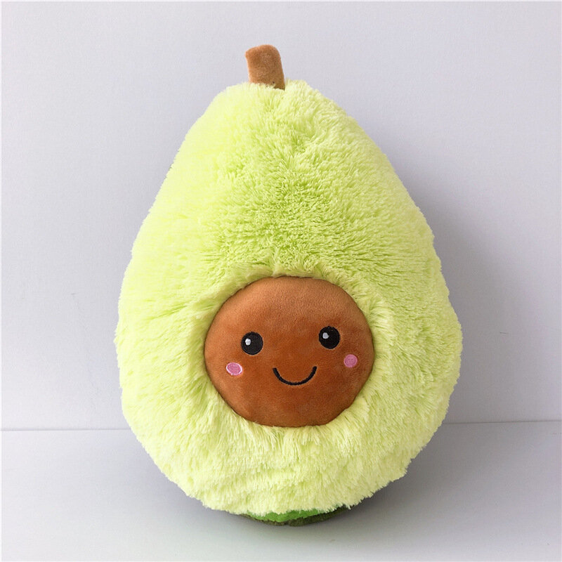 20cm dos desenhos animados bonito fruta abacate recheado pelúcia boneca brinquedo abacate almofada travesseiro crianças presente