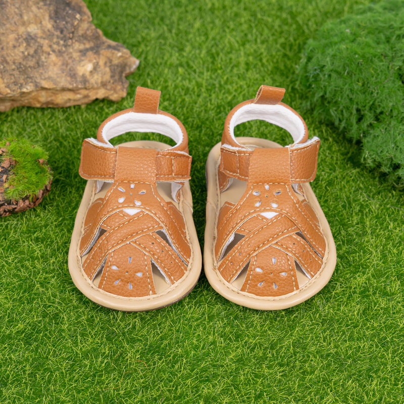 KIDSUN-Sandales plates en caoutchouc pour bébés filles, chaussures non aldes astronomiques, sandales de plage décontractées d'été pour nouveau-nés