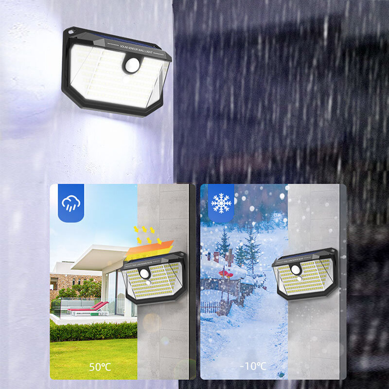 Solar Wall Lamp Outdoor Waterproof Human Sensing Household Ultra Bright Outdoor Courtyard Wall Lighting