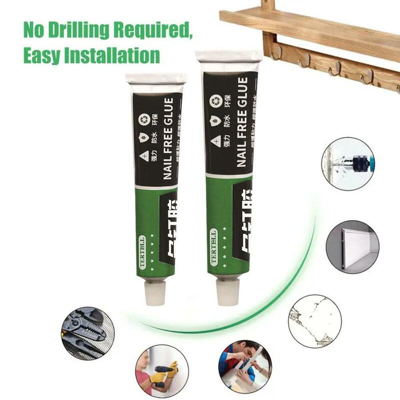 Quick Drying Glue Strong Adhesive Sealant Fix Glue All-purpose Nail Free Glue For Stationery Glass Metal Ceramic Dropshipping