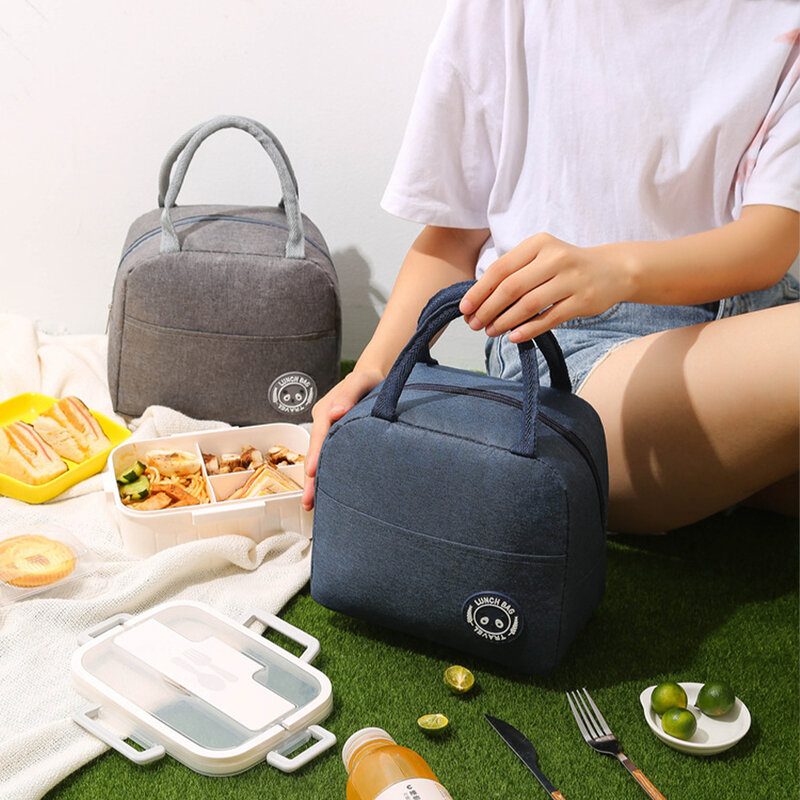 TY tas makan siang portabel, paket pendingin es isolasi makanan piknik untuk anak perempuan anak-anak Tote sekolah wadah makan malam Bento