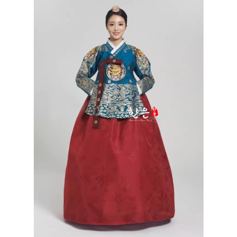 Tissu importé coréen plus riche, Yi Hanfu, Hanfu de mariée, Hanfu de palais des Prairies, estampage à chaud