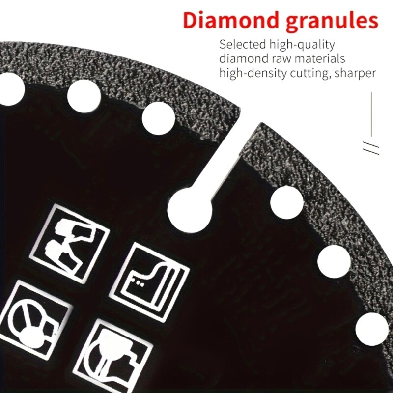 Discos serra diamante para telha, roda moagem corte 110/115mm para corte