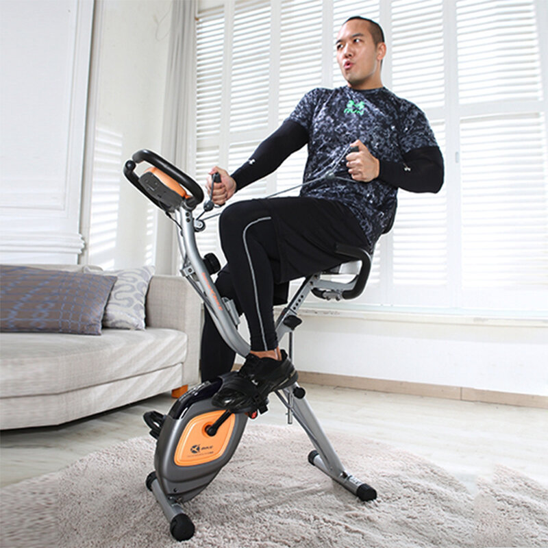 Domowa utrata masy ciała składany aerobowy rower magnetronowy z rowerem ciągnąć linę cichy rower do jazdy na rowerze