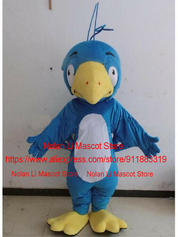 Bird Mascot Clothing Set para Birthday Party, Cartoon Role-Playing, jogo publicitário, presentes de férias, alta qualidade, tamanho adulto, novo, 278