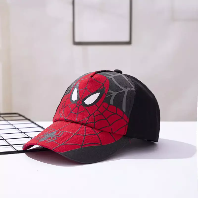 Spiderman 2-8 anni berretto per bambini berretti da Baseball per bambini per ragazzo ragazza cappello Hip Hop Snapback cappelli da sole estivi cappelli da spiaggia con visiera esterna