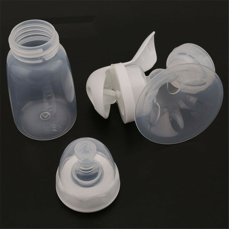 Bomba mamadeira manual para bebê, mamadeira de mamilo, alimentação de leite, bombas de seios, sucção, suprimentos pós-parto, acessórios