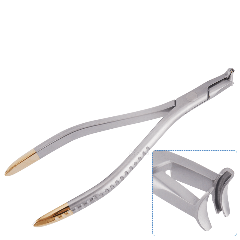 Pinzas de flexión de extremo de ortodoncia, herramientas dentales, materiales médicos profesionales, instrumentos, pinzas de flexión de alambre fino