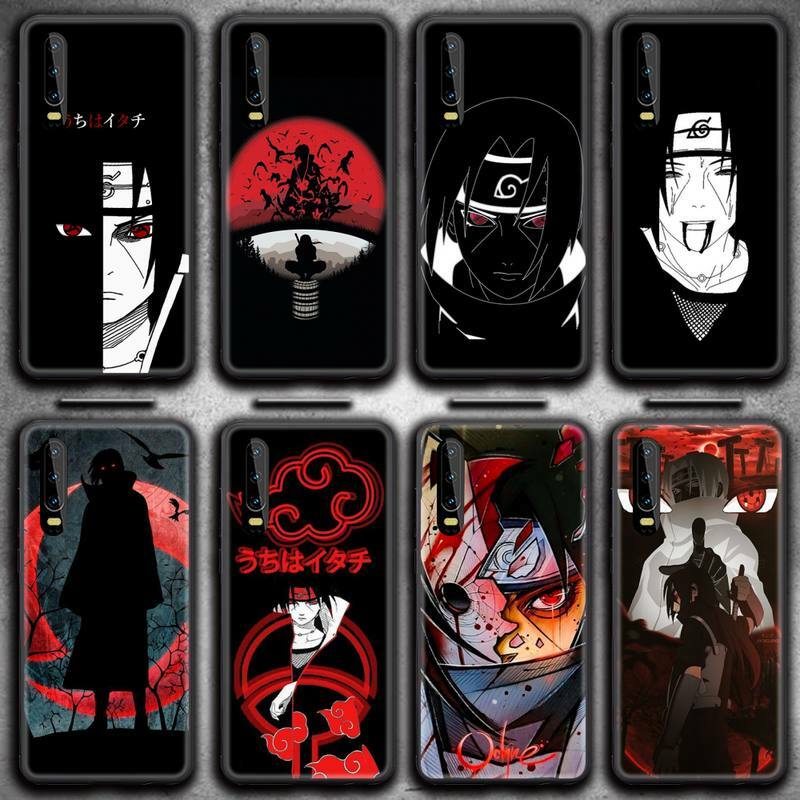Casing Ponsel Anime Naruto Uchiha Itachi untuk Huawei P20 P30 P40 P50 Lite E P Mate 50 40 30 20 Pro
