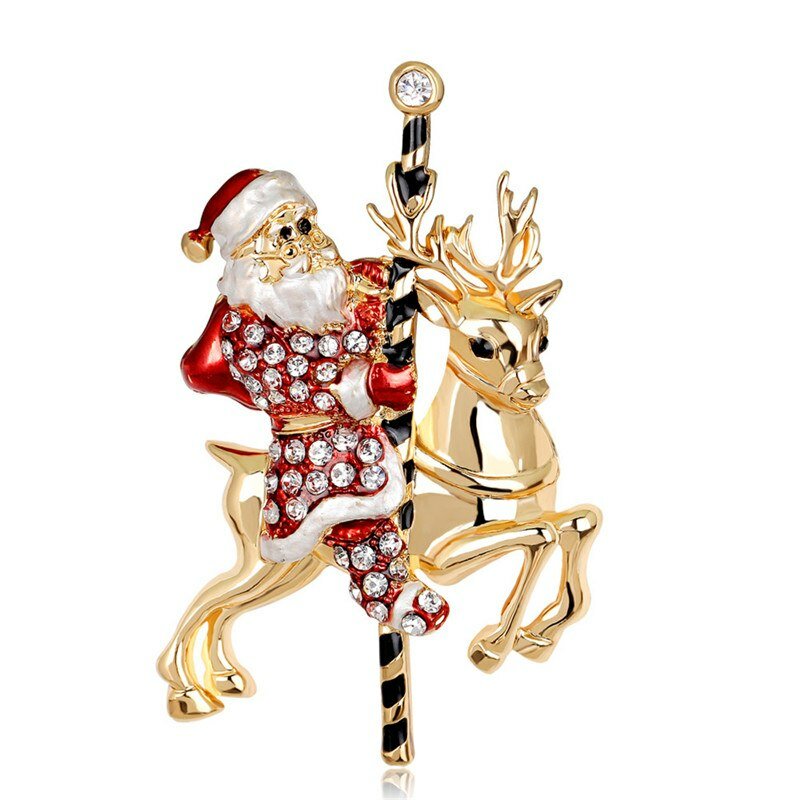 Ciondoli gioielli fai da te Multi stili ornamenti appesi di natale spilla natale albero di natale Festival decorazioni natalizie forniture