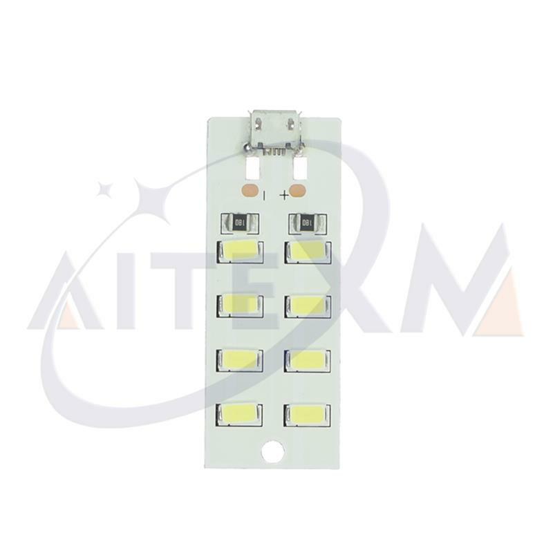 5730 Smd 5V 430mA ~ 470mA biały Mirco Usb 5730 LED Panel świetlny USB przenośne oświetlenie awaryjne oświetlenie nocne elektroniczny DIY