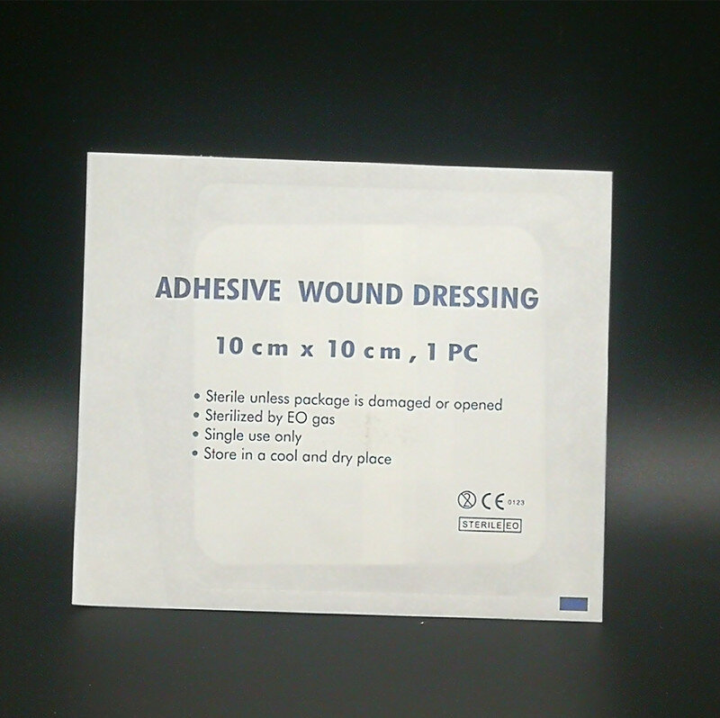10pcs Adhesive Bandages Non-woven Waterproof Medical Bandage Fixation Tape Wound Dressing Bandage Pad Plasters Health Care