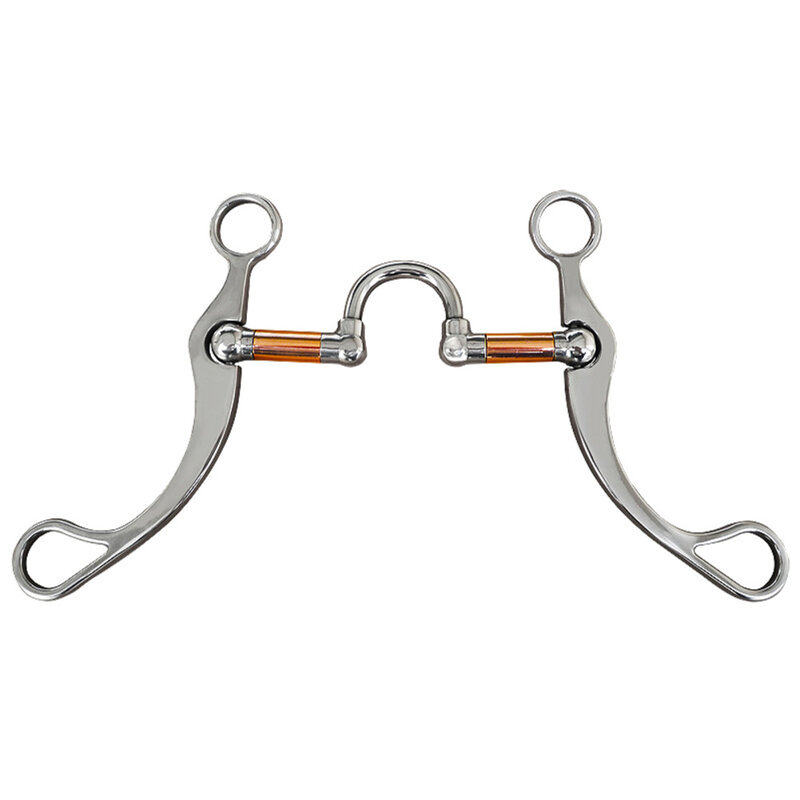 Horse Bit Stainless Steel Copper Snaffle Bit Gentle And Rust Free Ideal Stainless Steel Correction Mouthpiece BT1131