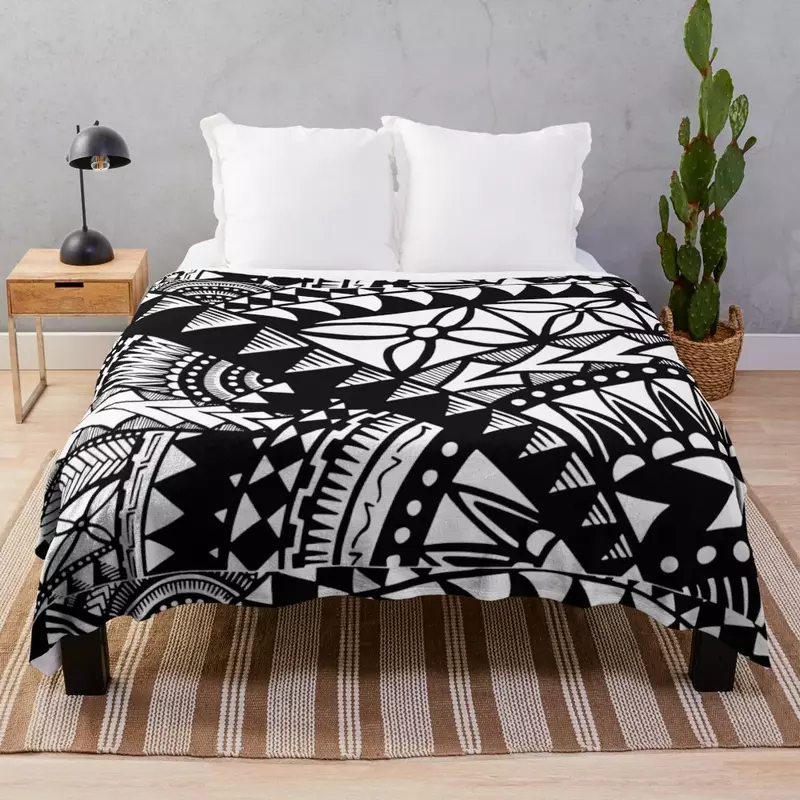 2-х слойное одеяло с изображением Тихоокеанского островка, мягкие милые одеяла для дивана и кровати
