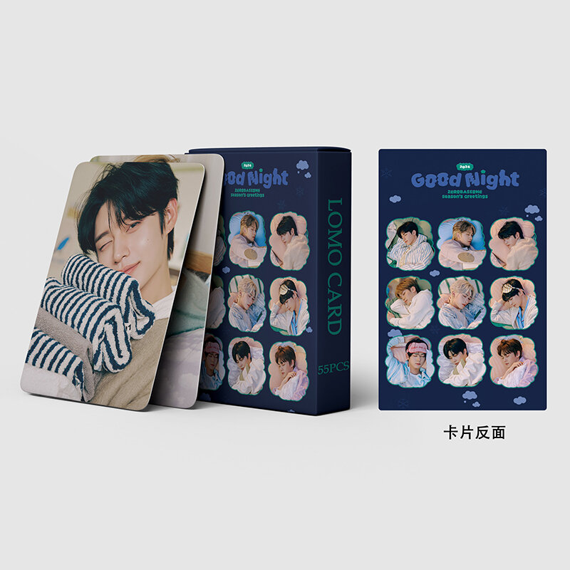 55 pz/set Kpop ZB1 1st Album YOUTH IN THE SHADE ZEROBASEONE nuovo Album Lomo Cards Double Side Print Photo Cards