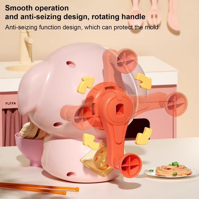 Molde de plastilina 3D con forma de cerdo para niños, arcilla de modelado, fabricante de fideos, juego de plástico Diy, juegos de herramientas de masa, juguetes de arcilla de Color helado