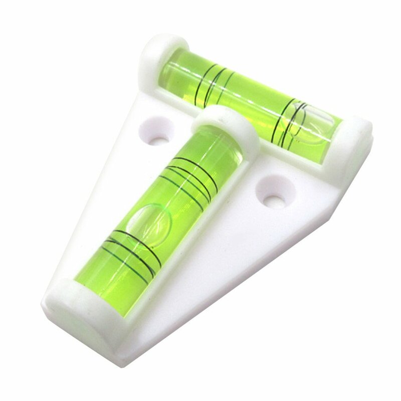 T-Type Spirit Level Plastic Measuring Vertical And Horizontal Adjuster Precision Trailer Motorhome Boat Accessories Parts 1 Pc